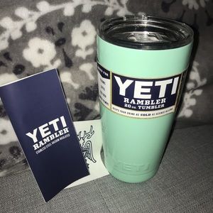 Sea Foam Green 20oz Yeti Tumbler
